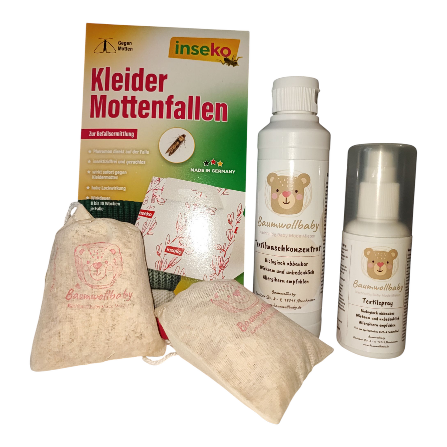 Anti Motten Set für Textilien