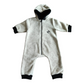 Woll-Fleece Overall natur