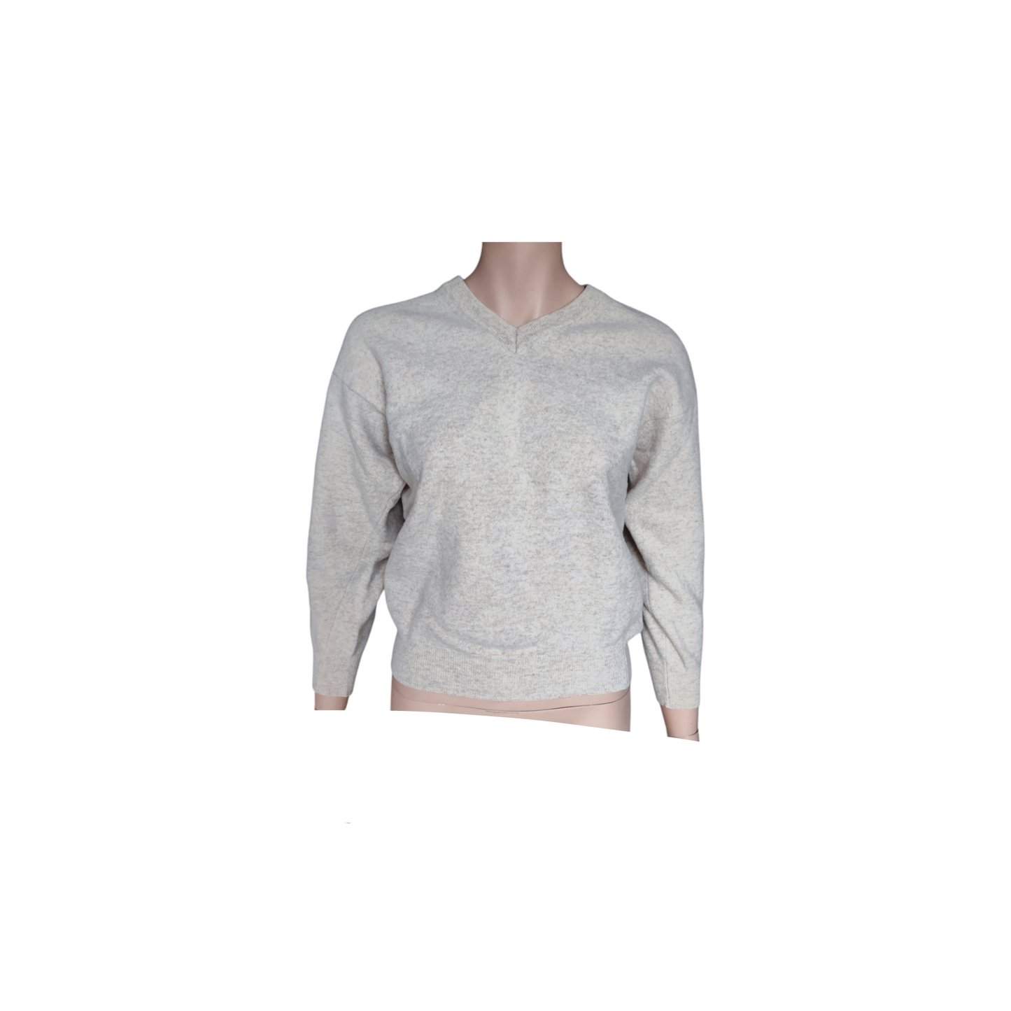 Pullover Schurwolle creme Gr. S/M / Modell 36