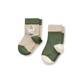 Socken 2er Pack Baumwolle olive Zebra