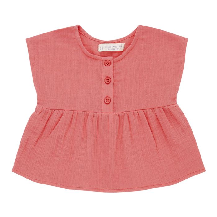 Musselin Bluse rosa