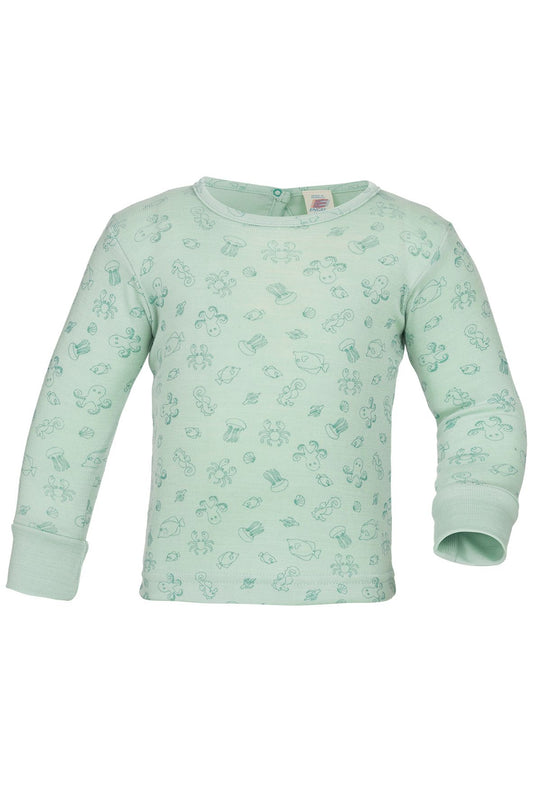 Pullover Wolle/Seide mint