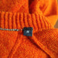 Pullover Lammwolle orange Gr. M / Modell 12