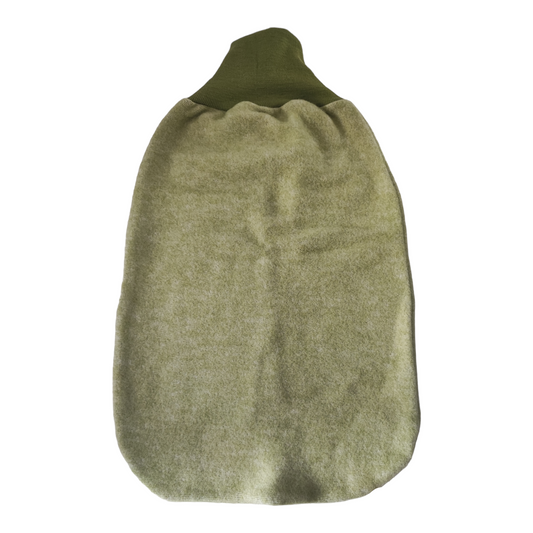 Woll-Fleece Strampelsack lindgrün